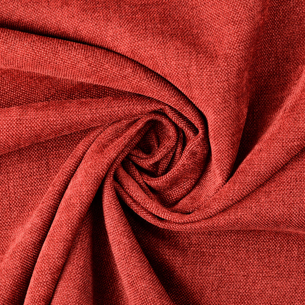 Chenille fabric Red matte 