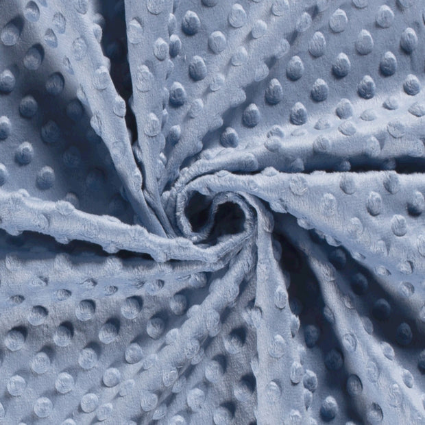 Minky fabric Unicolour Baby Blue