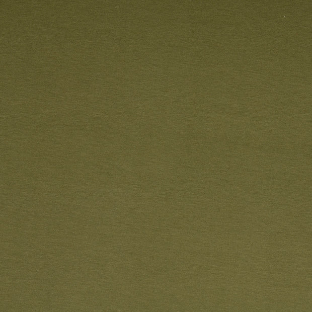Jersey de Viscose tissu Vert Olive 