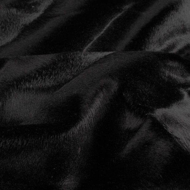 Velours fabrik Uni Schwarz