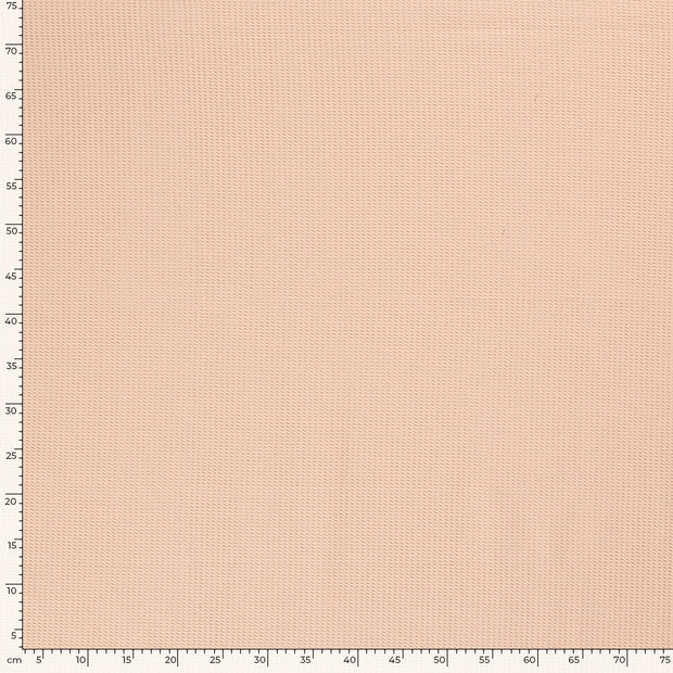 Knitted Waffle fabric Unicolour Salmon
