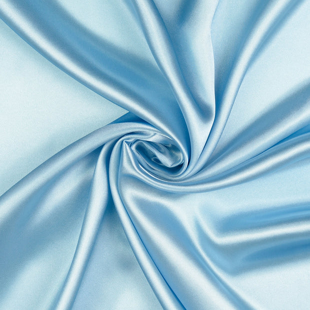 Satin fabrik Hellblau 