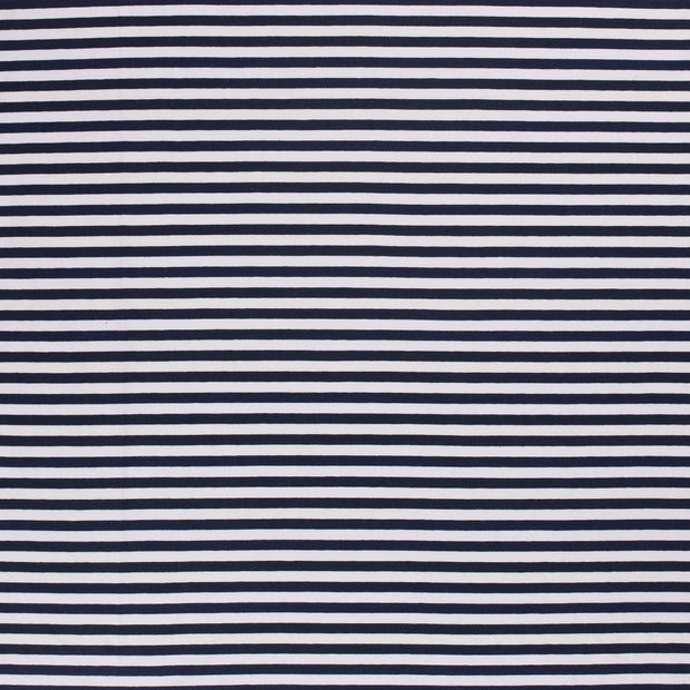 Cotton Jersey Yarn Dyed fabric Navy 