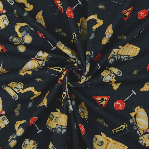 Jersey fabric Navy 