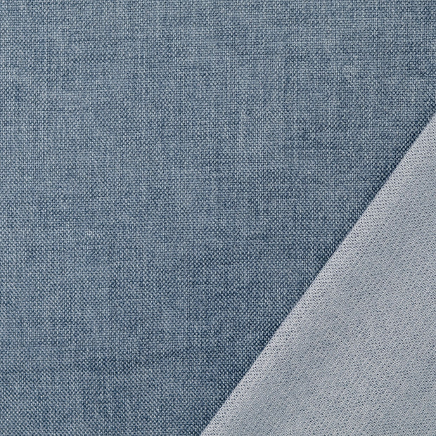 Chenille fabrik Jeansblau wasserabweisend 