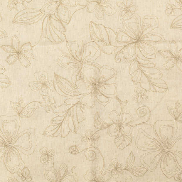 Spitze fabrik Blumen Beige