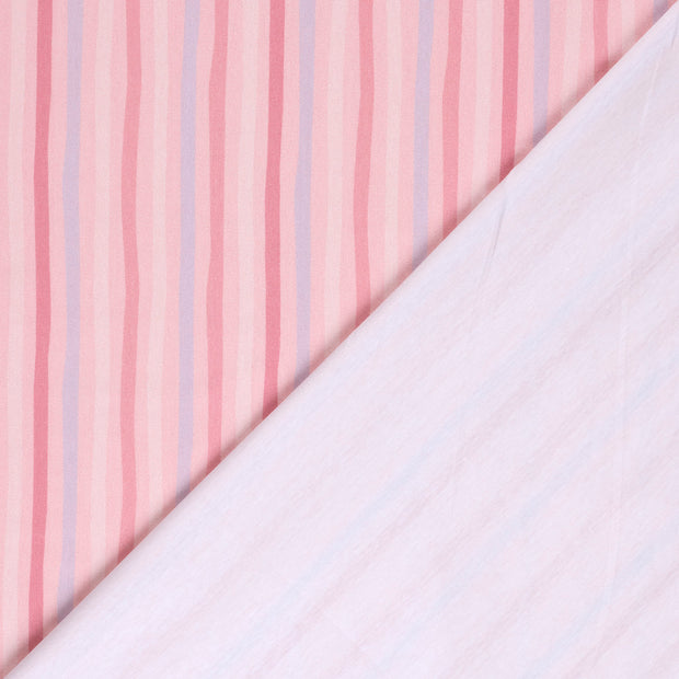 Jersey fabric Stripes digital printed 