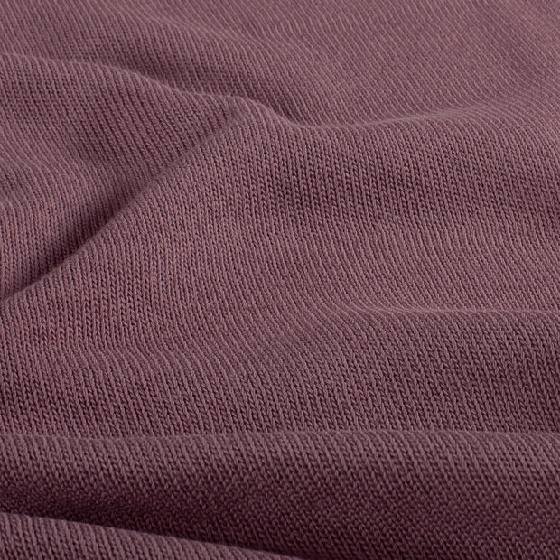 Heavy Knit tissu Unicolore Mauve