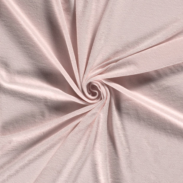 Stretch terry fabric Light Pink 
