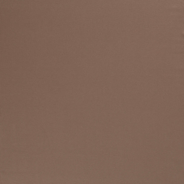 Knitted Waffle fabric Brown Taupe matte 