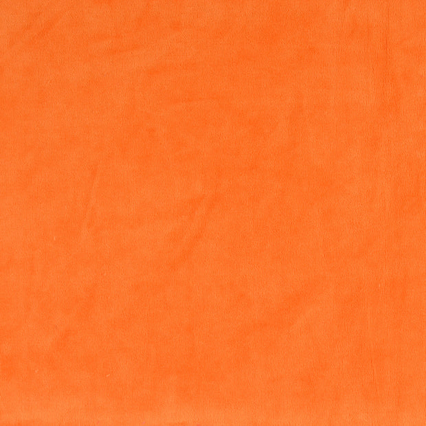 Velours fabrik Uni orange