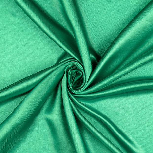 Satin fabrik Dunkelgrün 