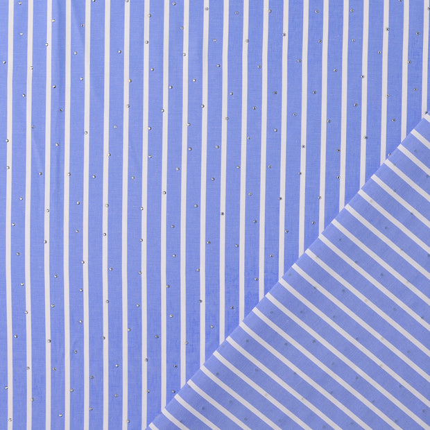 Woven Polyester tissu Bleu acier fil teint 