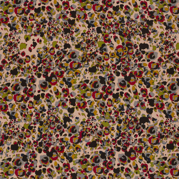 Viscose Vortex Jersey tissu Camel mat 