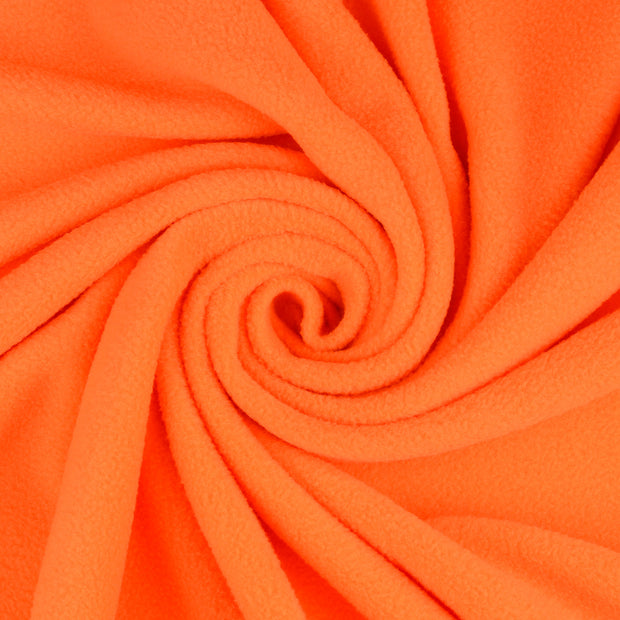 Polar Fleece fabrik orange gebürstet 