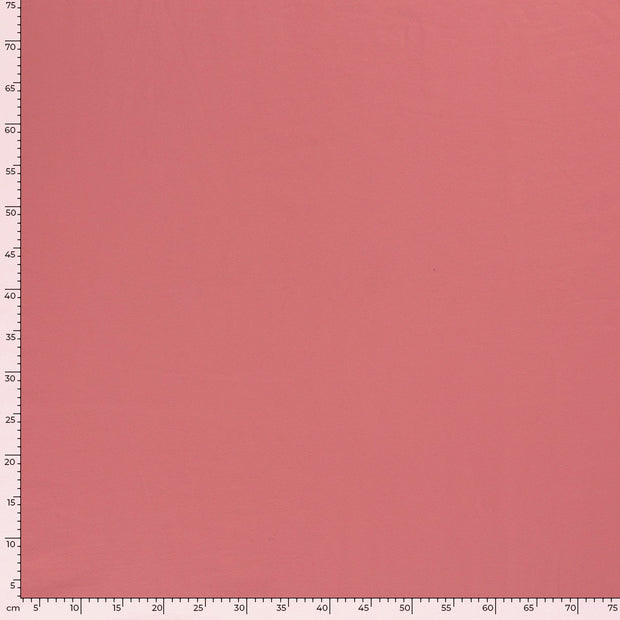 French Terry fabrik Uni Coral