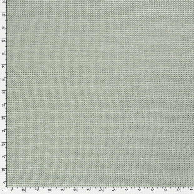 Waffle piqué fabric Unicolour Mint