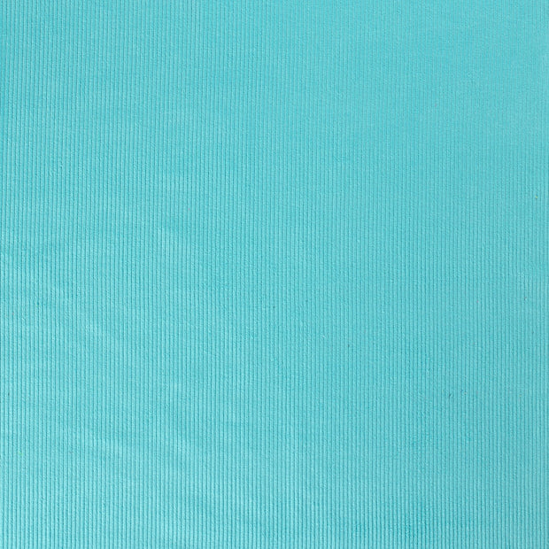 Velours Côtelé 4.5w tissu Turquoise mat 