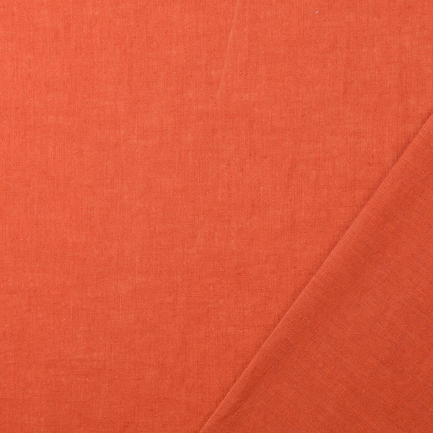 Linen fabric Brique 