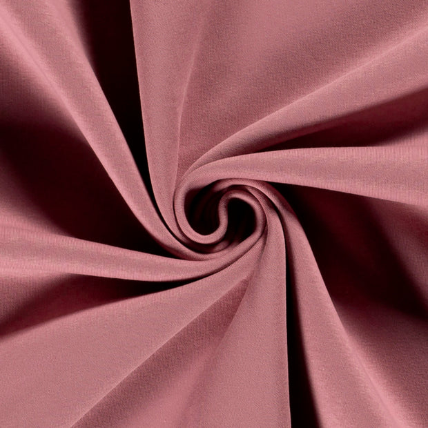 Jogging fabric Unicolour Old Pink