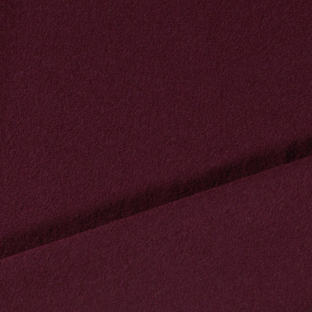Chiffon en laine tissu Bordeaux 