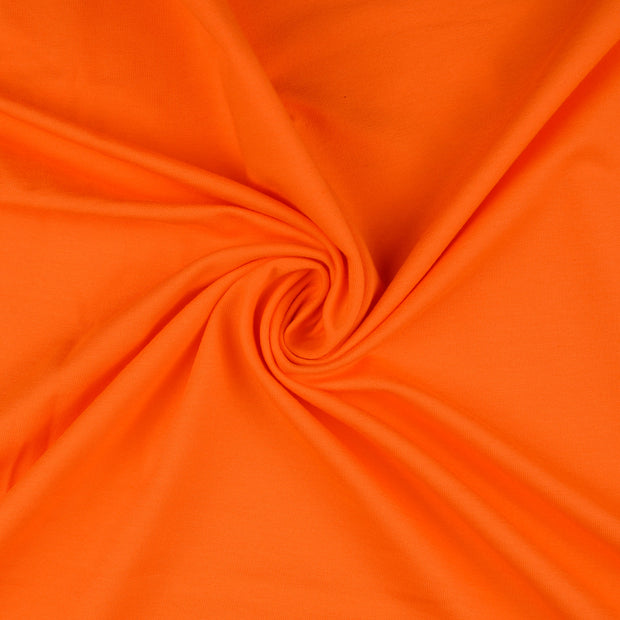 French Terry tissu orange 