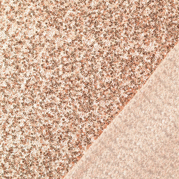 Mesh fabric Old Pink Sequins 