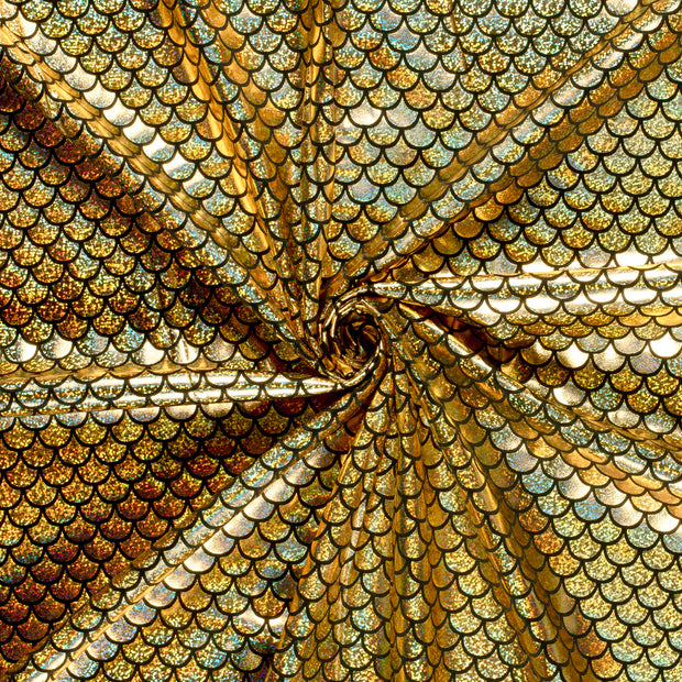 Lamé fabric Mermaid foiled 