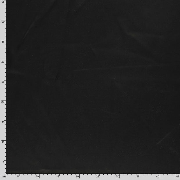 Satin fabric Unicolour Black