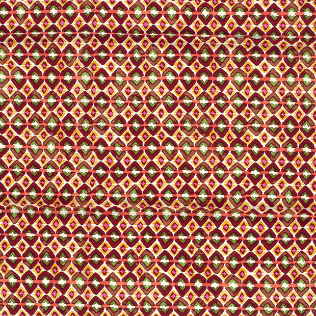 Popeline de Viscose tissu Rouge Bordeaux 