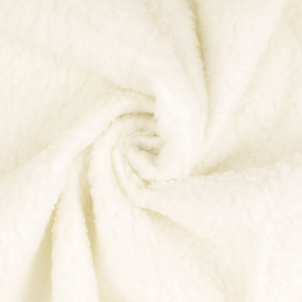 Peluche tissu blanc 