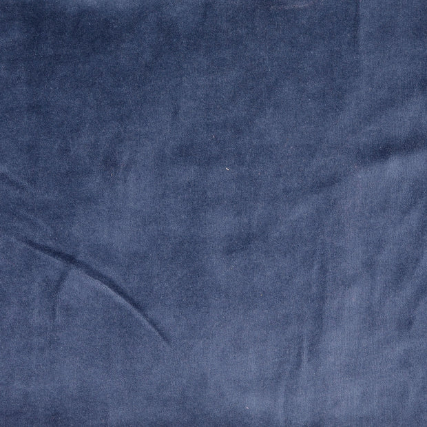 Velours tissu Unicolore Bleu Marine