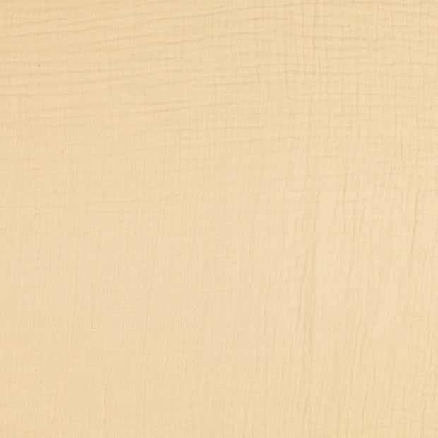 Musselin fabrik Uni Beige