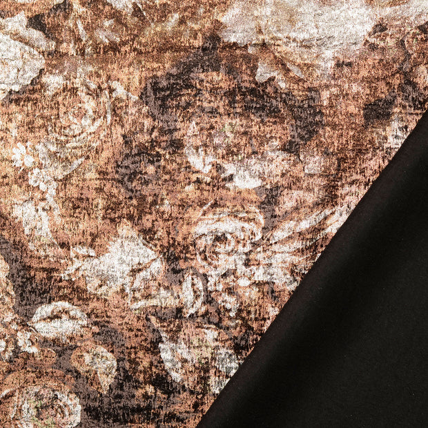 Geweben Polyester fabrik Beige Foliendruck 