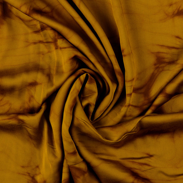 Viscose Poplin fabrik Ocker 