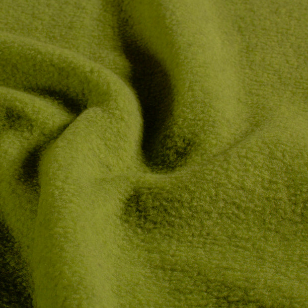 Fleece fabric Melange Green