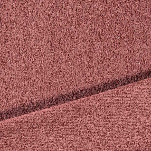 Frotté tissu Vieux rose 