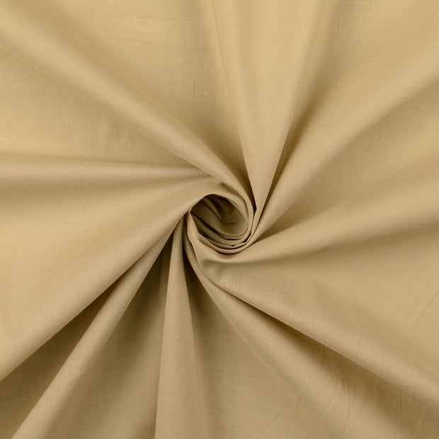 Voile fabrik Kamel halb transparent 