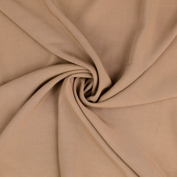Popeline de Viscose tissu Gris taupe 