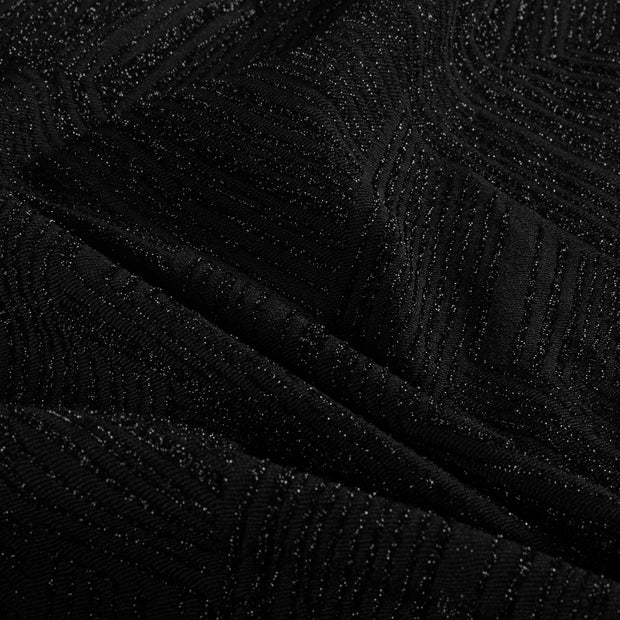 Polyester Jersey fabric Unicolour Black
