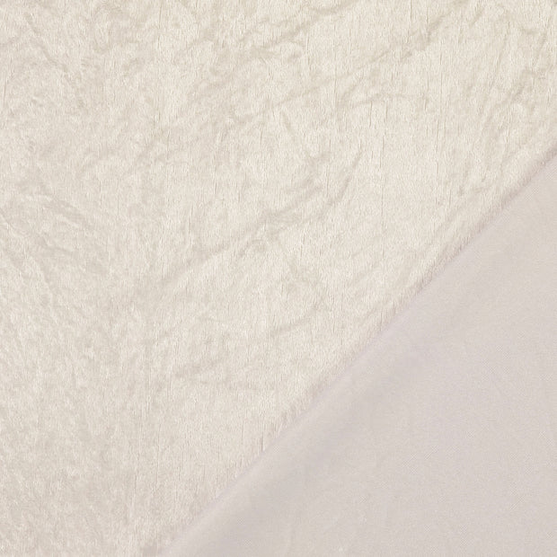 Velours fabric Unicolour crushed 