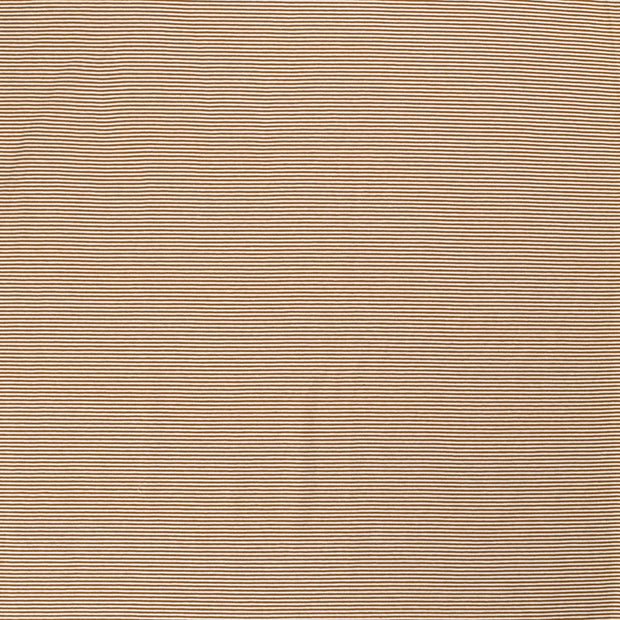 Cotton Jersey Yarn Dyed fabric Caramel soft 