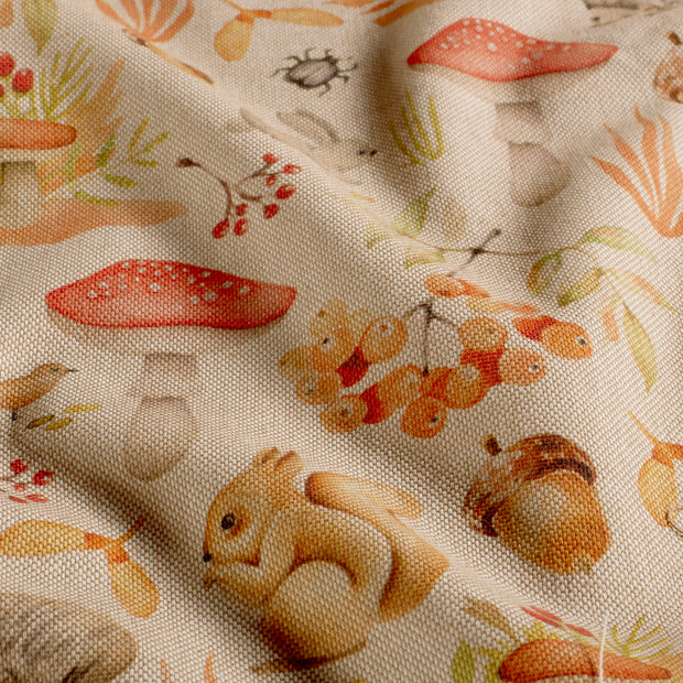 Aspect Lin tissu Beige