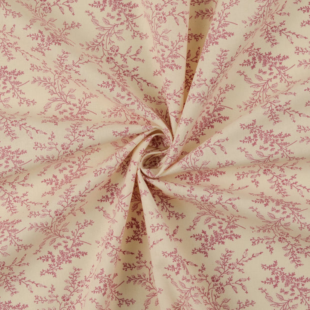 Cotton Poplin fabric Old Pink 