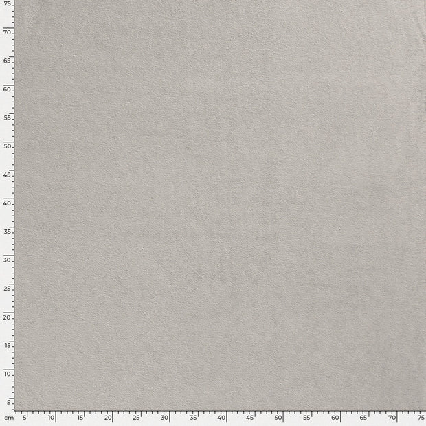 Stretch terry fabric Unicolour Light Grey