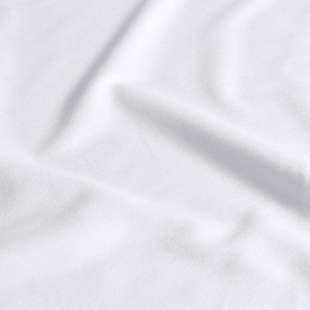 French Terry GOTS organic fabric Unicolour Optical White