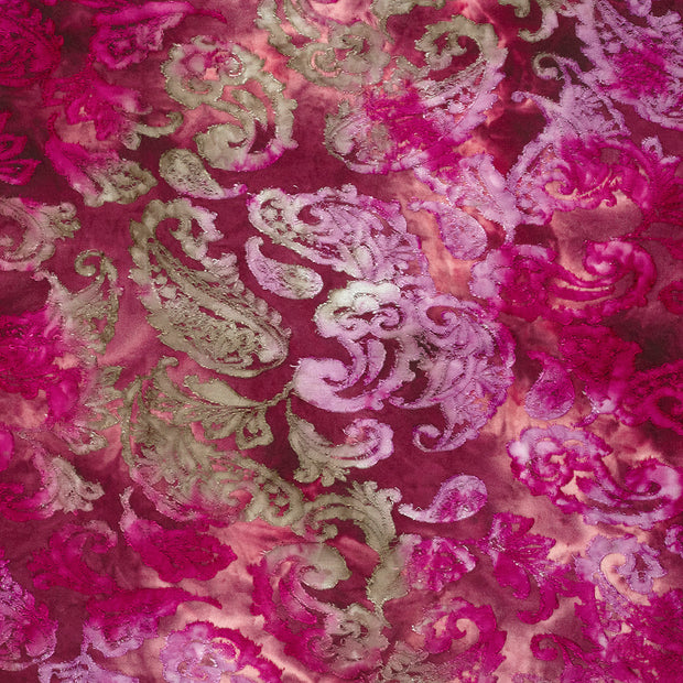 Jacquard fabrik Fuchsia matt 