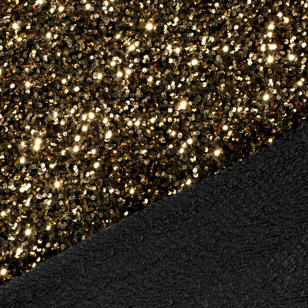 Velours tissu Doré Paillettes 