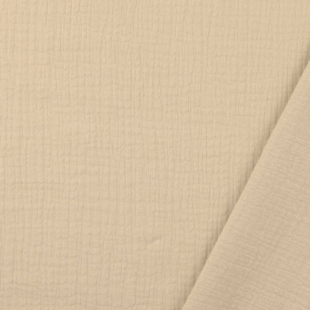 double gaze tissu Beige 