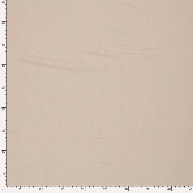 Jersey de Bambou tissu Unicolore Beige